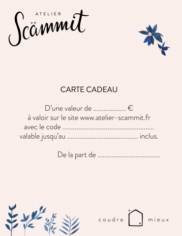 carte cadeau à envoyer par email