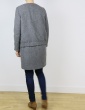 patron de couture Manteau Merci dans lainage girs, version zippée et dos fantaisie, vue de dos