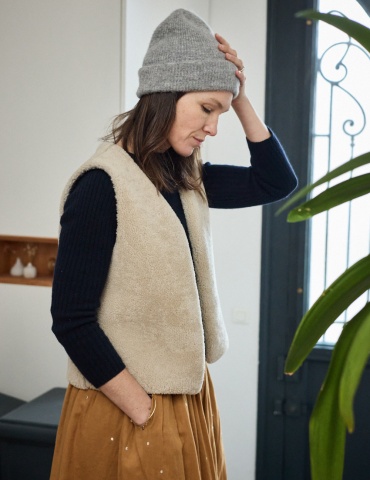 gilet sherpa femme