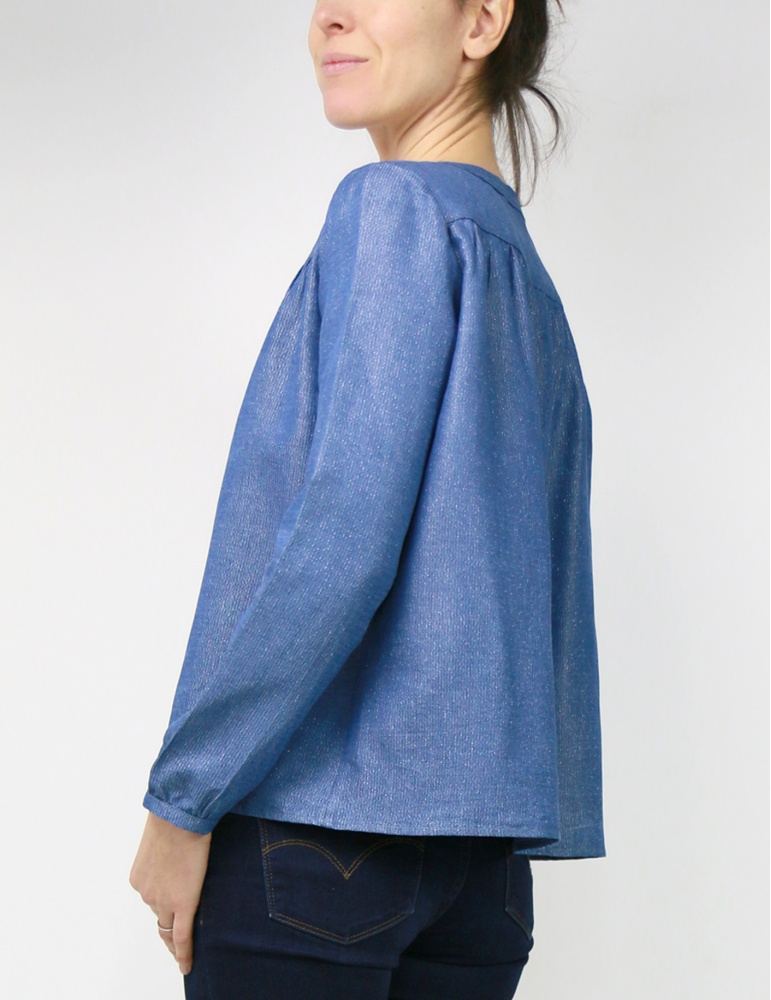 Blouse femme Envol patron de couture pochette avec vidéo gratuite