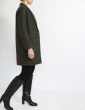 patron de couture Manteau France Duval Stalla réalisé dans un lainage épais Anna Ka Bazaar, vue de profil