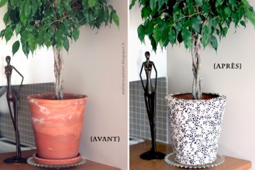 Cache-pot en tissu // tuto inside